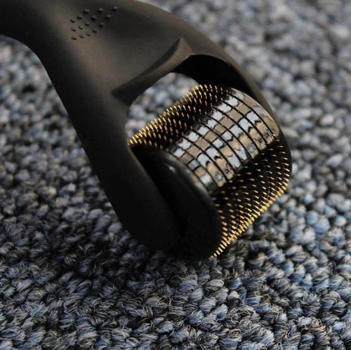 Bartwuchs Set mit Dermaroller – Beard Growth Kit – 5-teiliges Pflege-Geschenkset