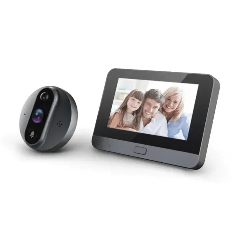 Video-Türsprechanlage Set mit Kamera und Monitor, moderne Überwachung für Zuhause.