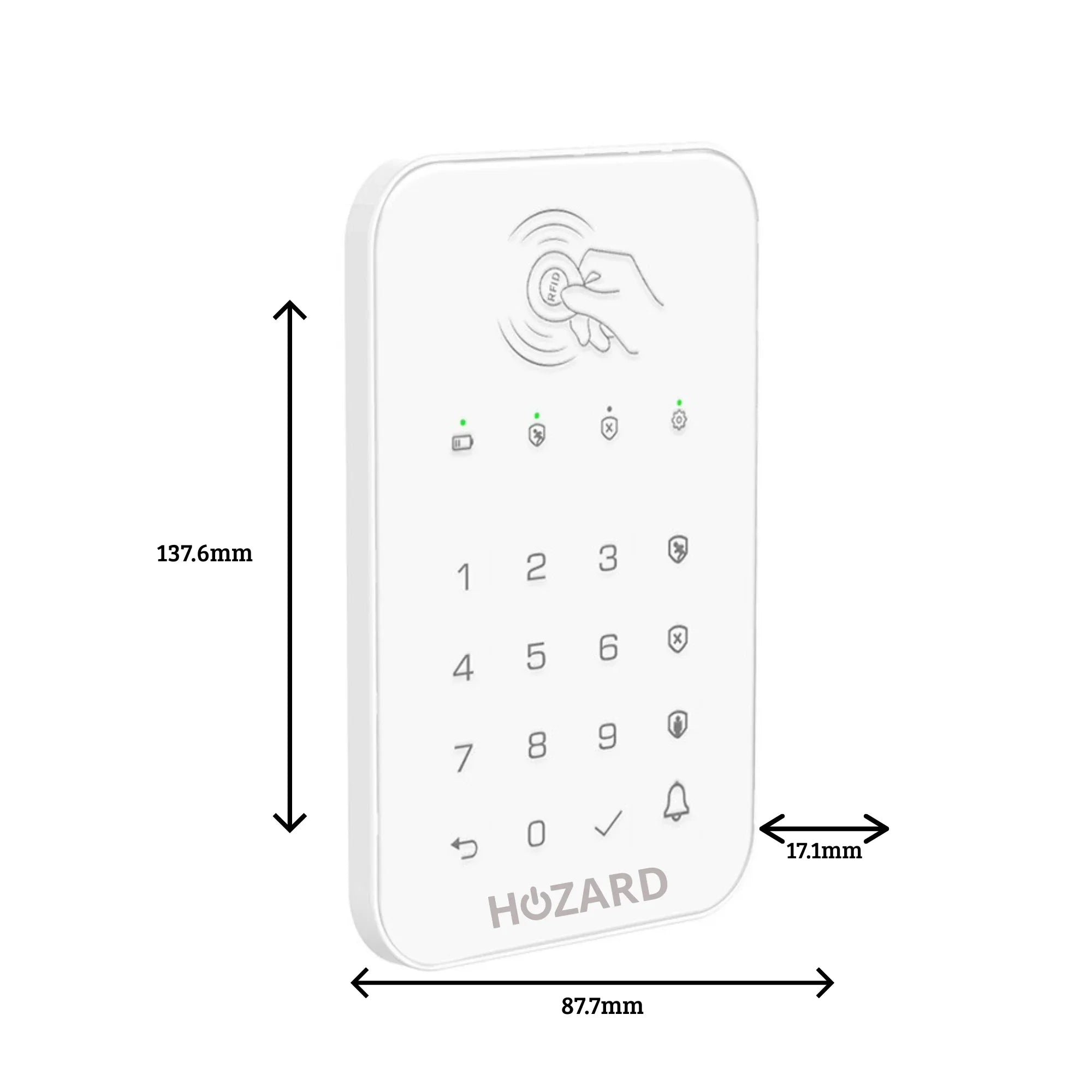 Intelligentes Bedienfeld – Langlebiger Akku