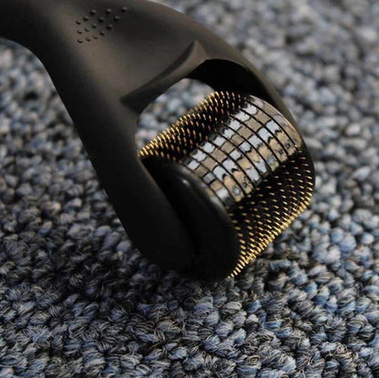 Bartwuchs Set mit Dermaroller – Beard Growth Kit – 5-teiliges Pflege-Geschenkset