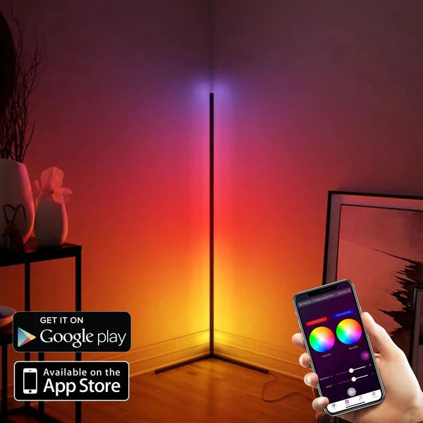 LED RGB Stehlampe Z1 – Dimmbar - App - Ambient Light