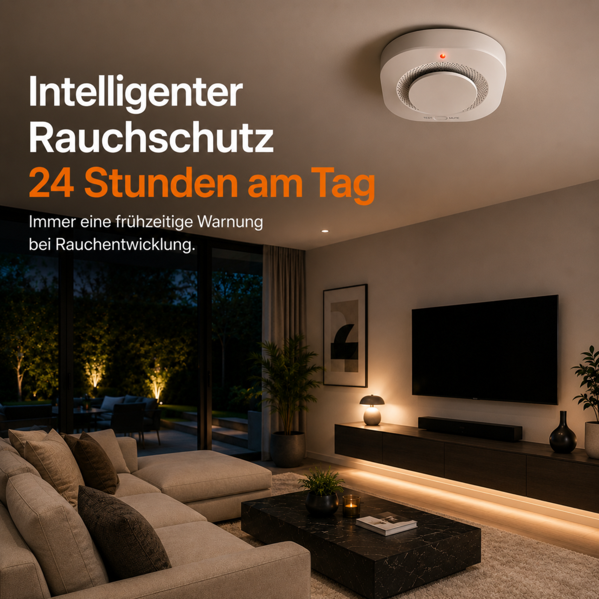 Rauchmelder – Funk-Rauchmelder – 433Mhz