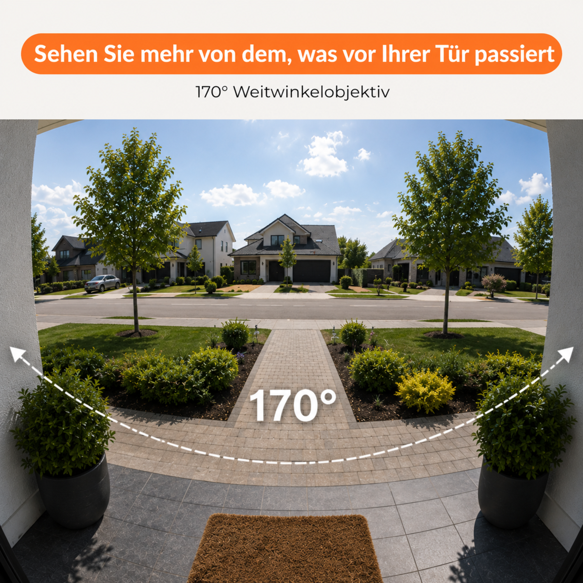 Türklingel mit Kamera und Monitor – Video Türklingel - 4,3 IPS Bildschirm