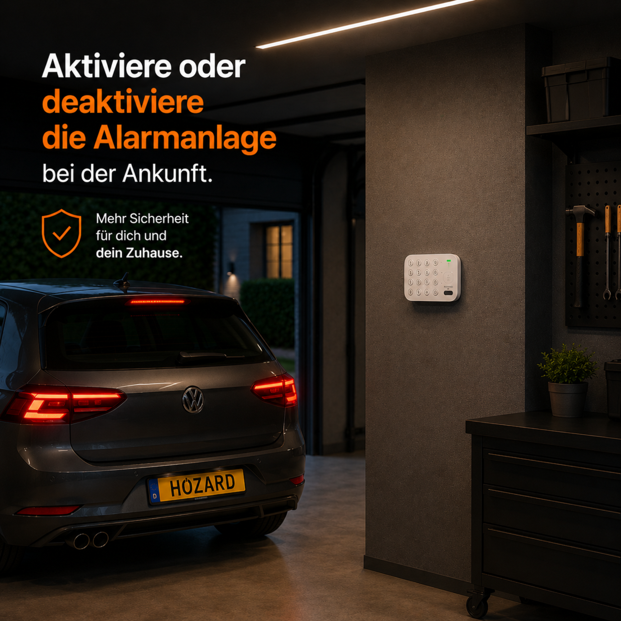 Intelligentes Bedienfeld V2 – Langlebiger Akku – 2 RFID-Tags