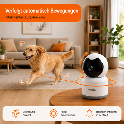 Überwachungskamera – Bewegungserkennung – 1080P – WLAN