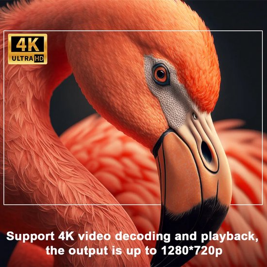 Mini Pro Beamer – 4K Projektor – Android 11.0 & WiFi 6 – Media-Streamer