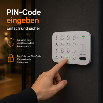 Intelligentes Bedienfeld V2 – Langlebiger Akku – 2 RFID-Tags