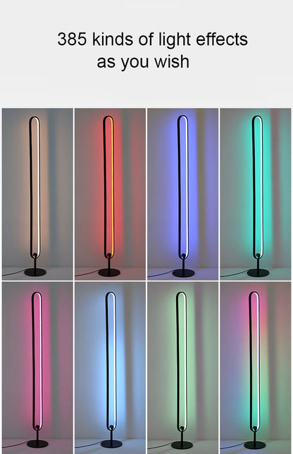 Moderne LED Stehlampe Z2 – Dimmbar – LED Lampe – Stehlampen – RGB Smart Lampe