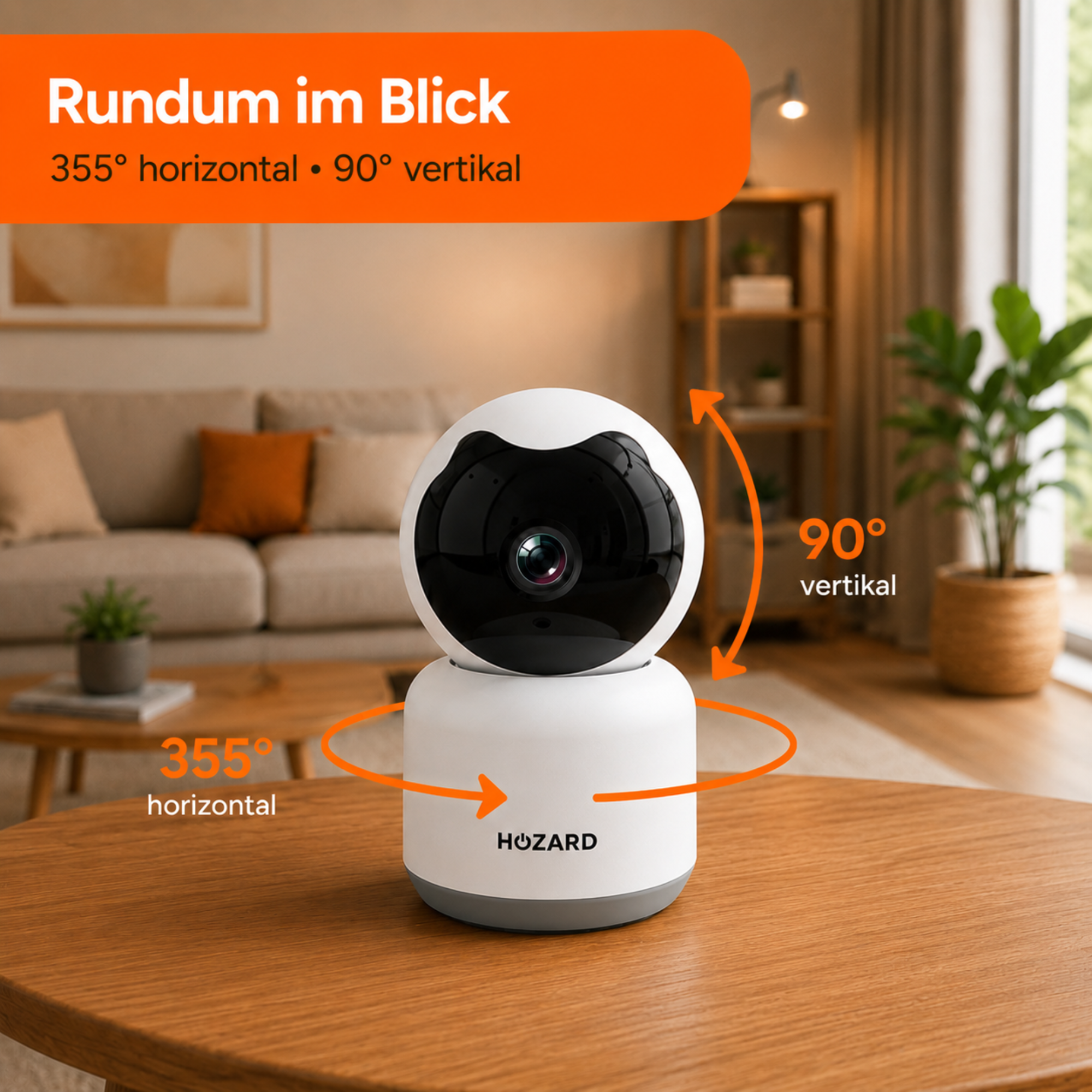 Überwachungskamera – Bewegungserkennung – 1080P – WLAN