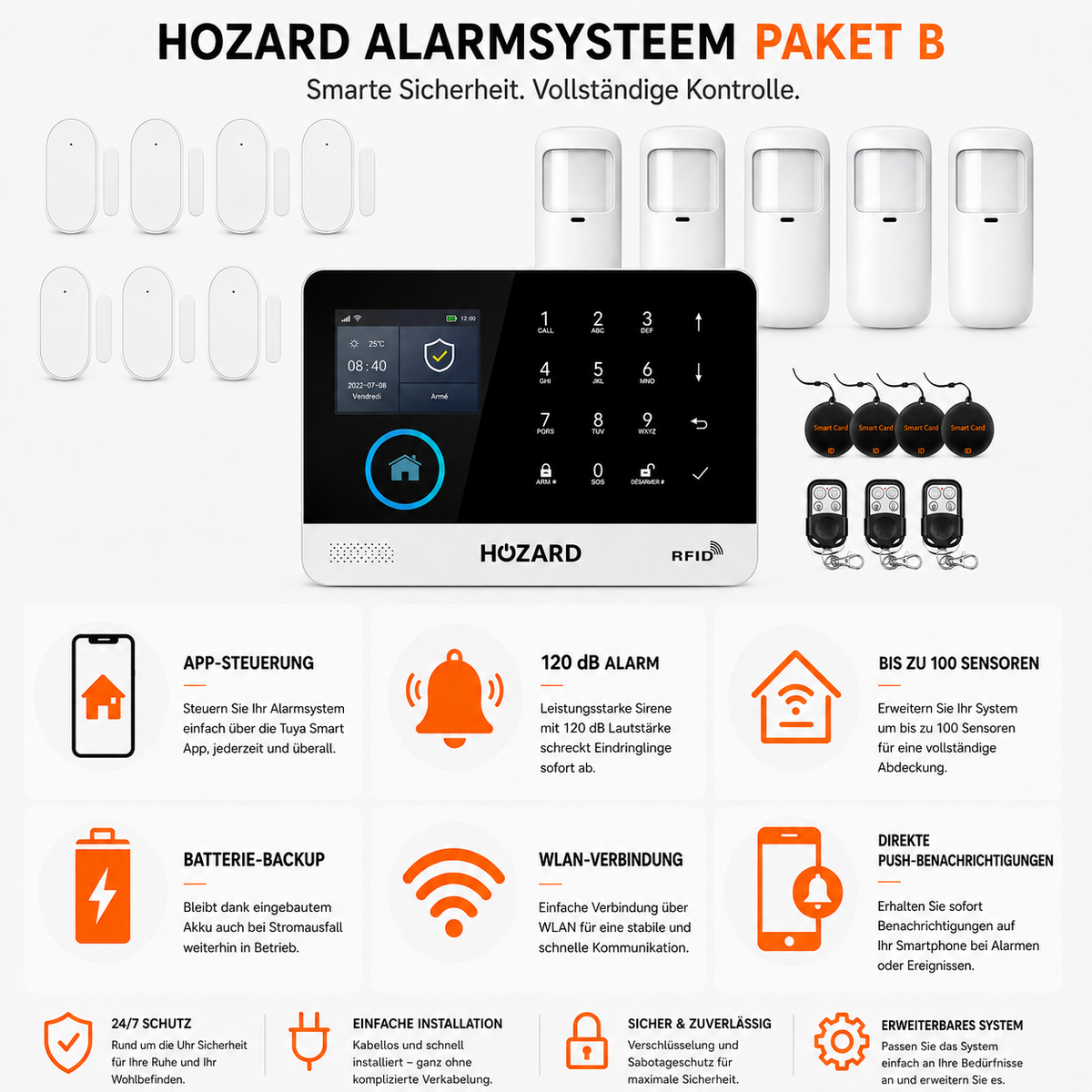 Alarmanlage Paket B V2