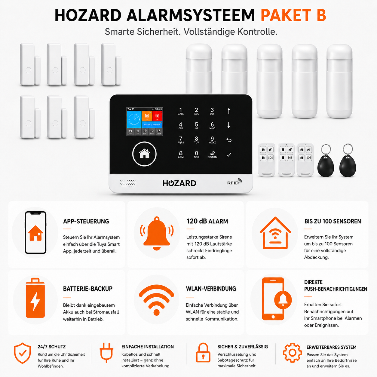 Alarmanlage Paket B
