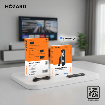 Google TV 4K UHD Media Streamer – Zertifiziert für YouTube & Chromecast built-in™