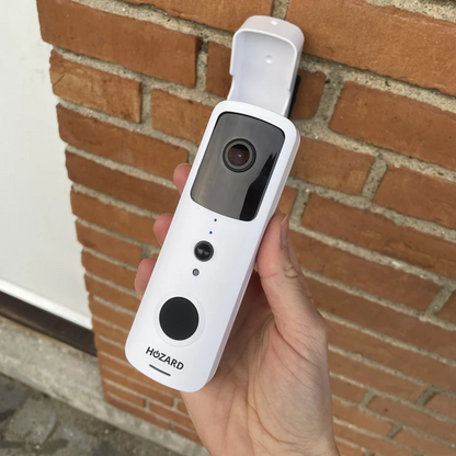 Türklingel mit Kamera und DingDong – Drahtlose Video-Türklingel – 5200 mAh - Schwarz